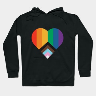 Heart Pride Flag Hoodie